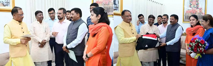 (रायपुर) मुख्यमंत्री साय को 27 वें अखिल भारतीय वन खेलकूद प्रतियोगिता में शामिल होने का निमंत्रण