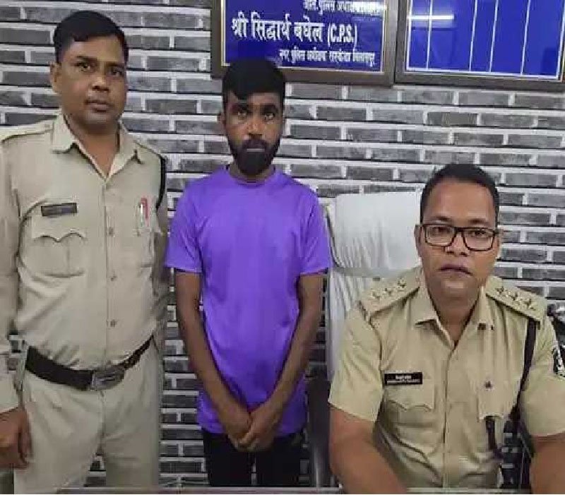 (बिलासपुर-रायपुर) सिर कुचलकर हत्या करने वाला सीरियल किलर गिरफ्तार