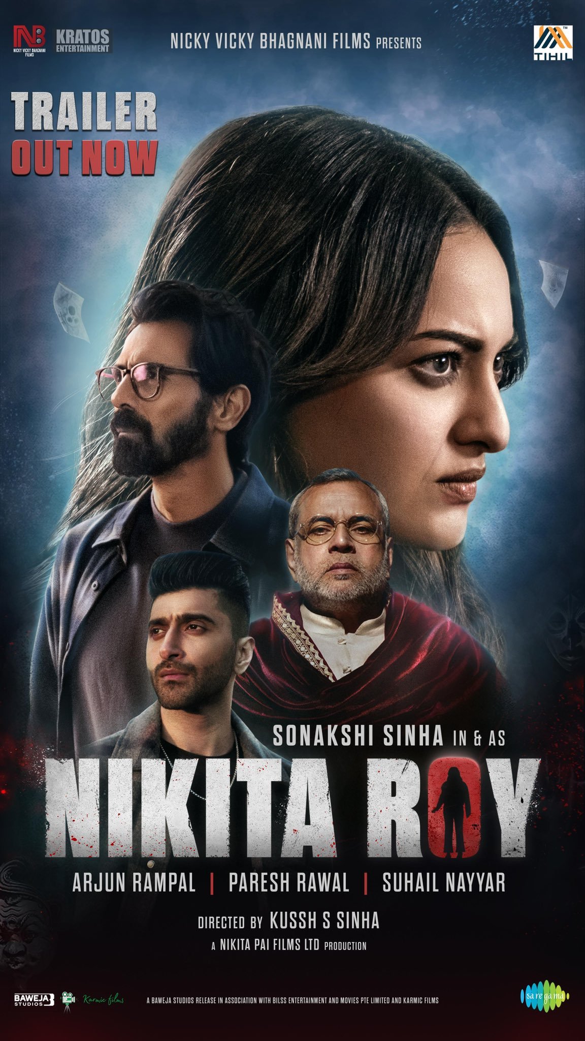 सोनाक्षी सिन्हा की निकिता रॉय का ट्रेलर जारी, 27 जून को सिनेमाघरों में रिलीज हो रही फिल्म