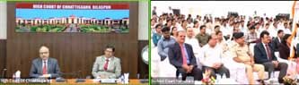 (रायपुर) बेमेतरा कुटुम्ब न्यायालय भवन का हुआ भूमिपूजन व शिलान्यास