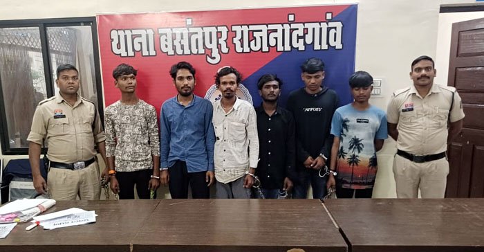 (राजनांदगांव) आम जगहों पर उत्पात मचाने वाले चार पर कार्यवाही