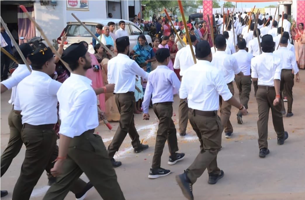 (नगरी)आरएसएस का विजयादशमी उत्सव व पथ संचलन आज