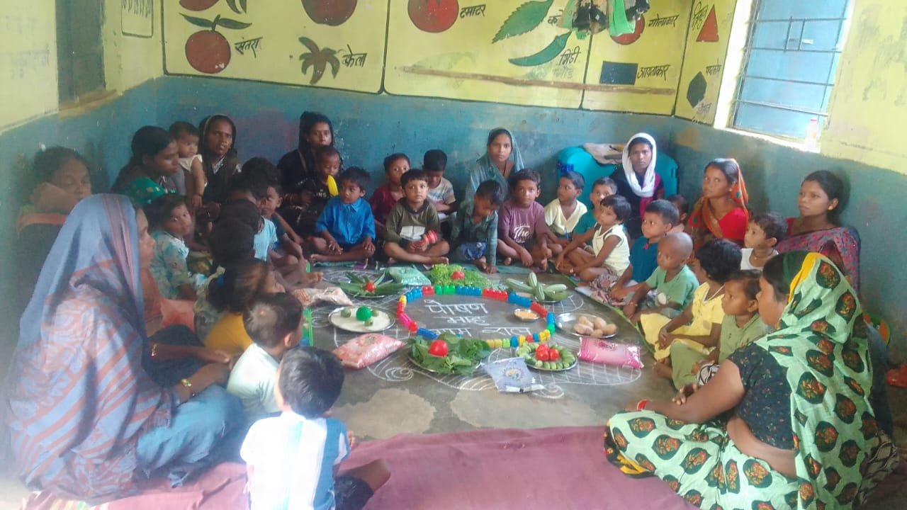 (कोरबा) पोषण माह 2025: आंगनबाड़ी केन्द्रों में प्रारंभिक बाल्यवस्था देखरेख और शिक्षा गतिवधियोंका हुआ आयोजन