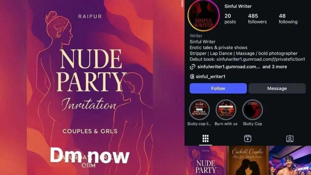 (रायपुर) न्यूड पार्टी का खुलासा, सोशल मीडिया पोस्ट से मचा हड़कंप, 6 विदेशी हिरासत में