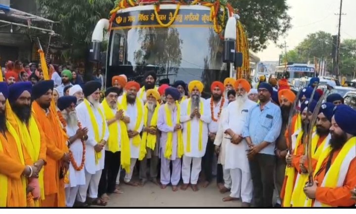 (कोरबा) गुरु तेग बहादुर साहिब की 350वीं शहादत शताब्दी पर ऐतिहासिक नगर कीर्तन यात्रा का कटघोरा में भव्य स्वागत