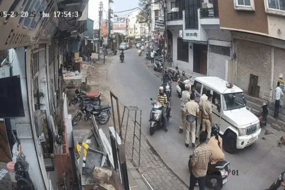 पुलिस की दबंगई : एसएचओ के थप्पड़ जड़ते ही दुकानदार हुआ बेहोश