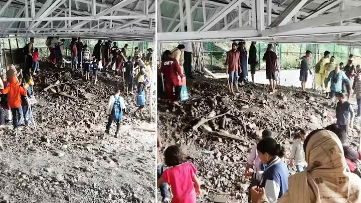माता वैष्णो देवी मार्ग पर भूस्खलन के बाद आवाजाही प्रभावित, बैटरी कार सेवा स्थगित