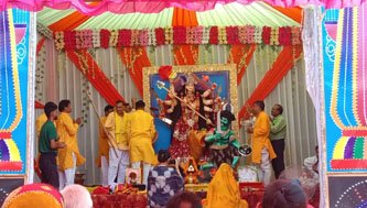  (दुर्ग) विराट नगर में विराट स्वरूप में हुआ माँ दुर्गा का आगमन