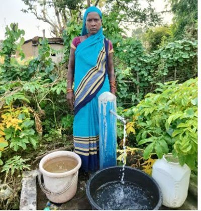 (महासमुंद)जल जीवन मिशन से कछारडीह में पेयजल समस्या से मिली निजात