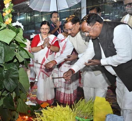 (रायपुर)  मुख्यमंत्री श्री साय करम परब पर्व 2025 में हुए शामिल