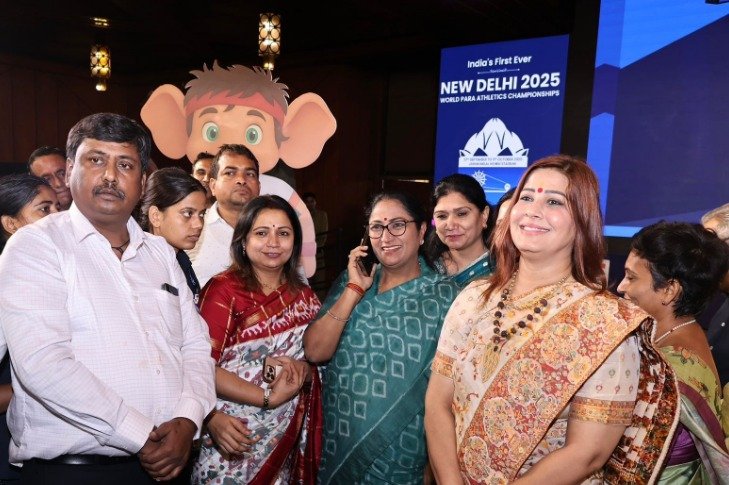 ﻿दिल्ली पैरा ओलंपिक समिति ने 2025 वर्ल्ड पैरा एथलेटिक्स चैंपियनशिप के भव्य शुभारंभ कार्यक्रम में प्रमुख अतिथियों का किया स्वागत