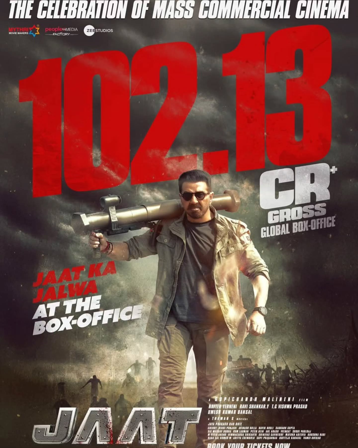 जाट बॉक्स ऑफिस कलेक्शन डे 12: गोपीचंद की एक्शन थ्रिलर बनी सनी देओल की दूसरी 100 करोड़ी फिल्म