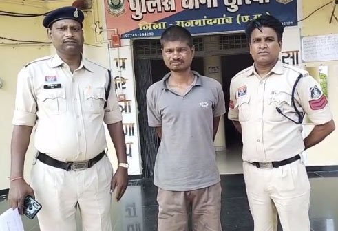 (राजनांदगांव) गौवंश की तस्करी करते एक आरोपी गिरफ्तार