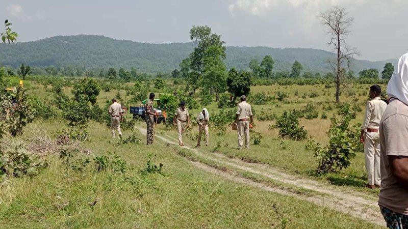 (लोरमी-रायपुर) वनभूमि पर अवैध कब्जा, प्रशासन ने 42 परिवारों को खदेड़ा