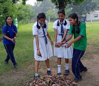 (कोरबा) आईपीएस के शिक्षकों एवं विद्यार्थियों ने लिया स्वच्छता शपथ