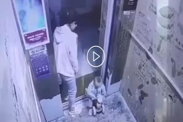 मां की एक गलती और लिफ्ट में फंसा मासूम, सीसीटीवी में कैद हुई दिल दहला देने वाली घटना
