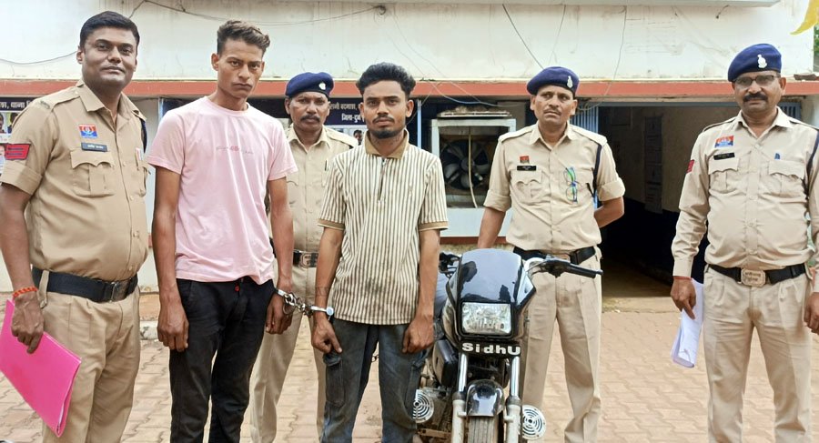 (दुर्ग) मोटर सायकल चोर पकड़ाया