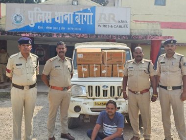 (कोरबा) बांगो पुलिस ने प्रतिबंधक विस्फ ोटक पदार्थ 129.371 किग्रा.किया जप्त