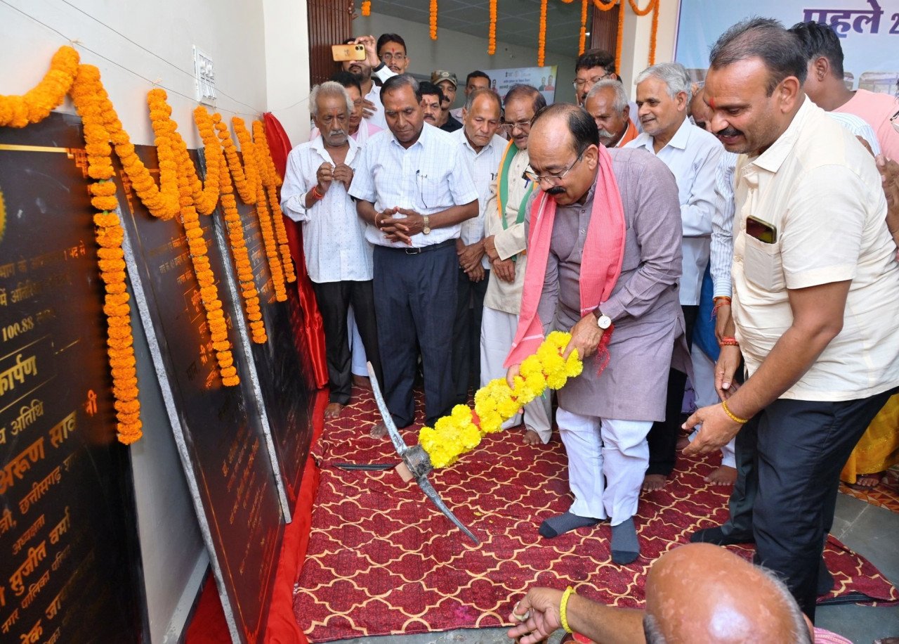 (रायपुर) 5 करोड़ के विकास कार्यों का उपमुख्यमंत्री साव ने किया लोकार्पण-भूमिपूजन