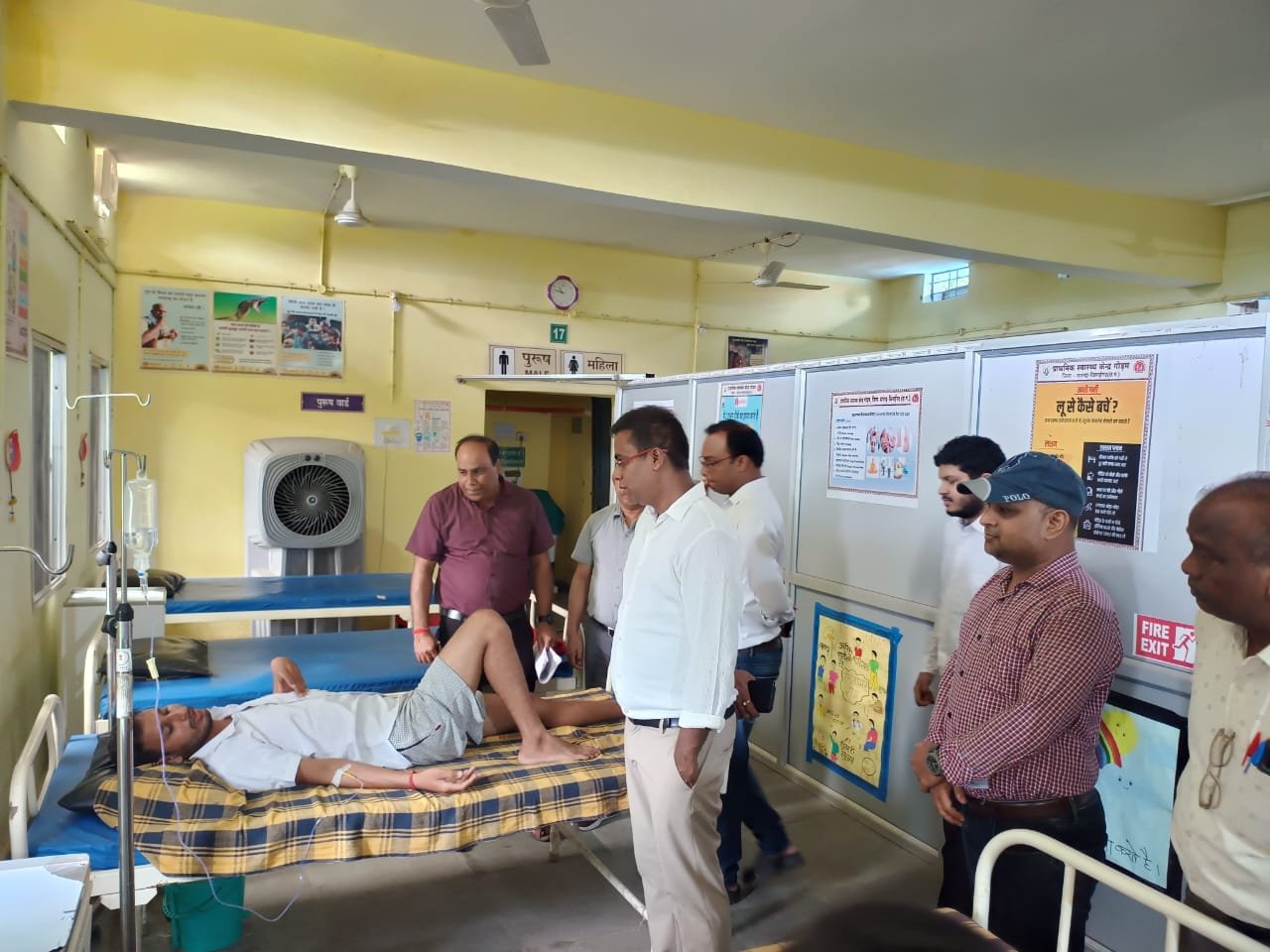 (सारंगढ़ बिलाईगढ़, ) कलेक्टर डॉ संजय कन्नौजे ने प्राथमिक स्वास्थ्य केंद्र गोडम का किया आकस्मिक निरीक्षण