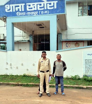 (रायपुर) चोरी की स्कूटी के साथ चोर पकड़ाया