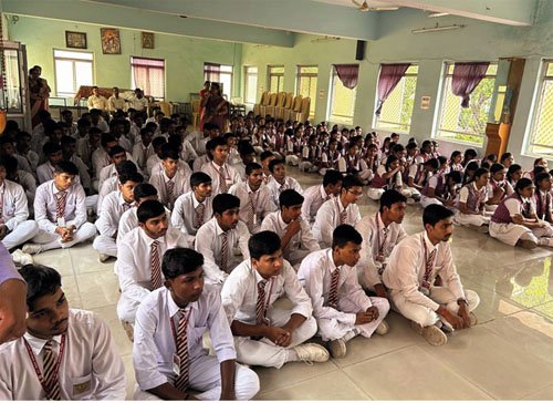 (कोरबा) निर्मला स्कूल के विद्यार्थियों को दी यातायात नियमों की जानकारी
