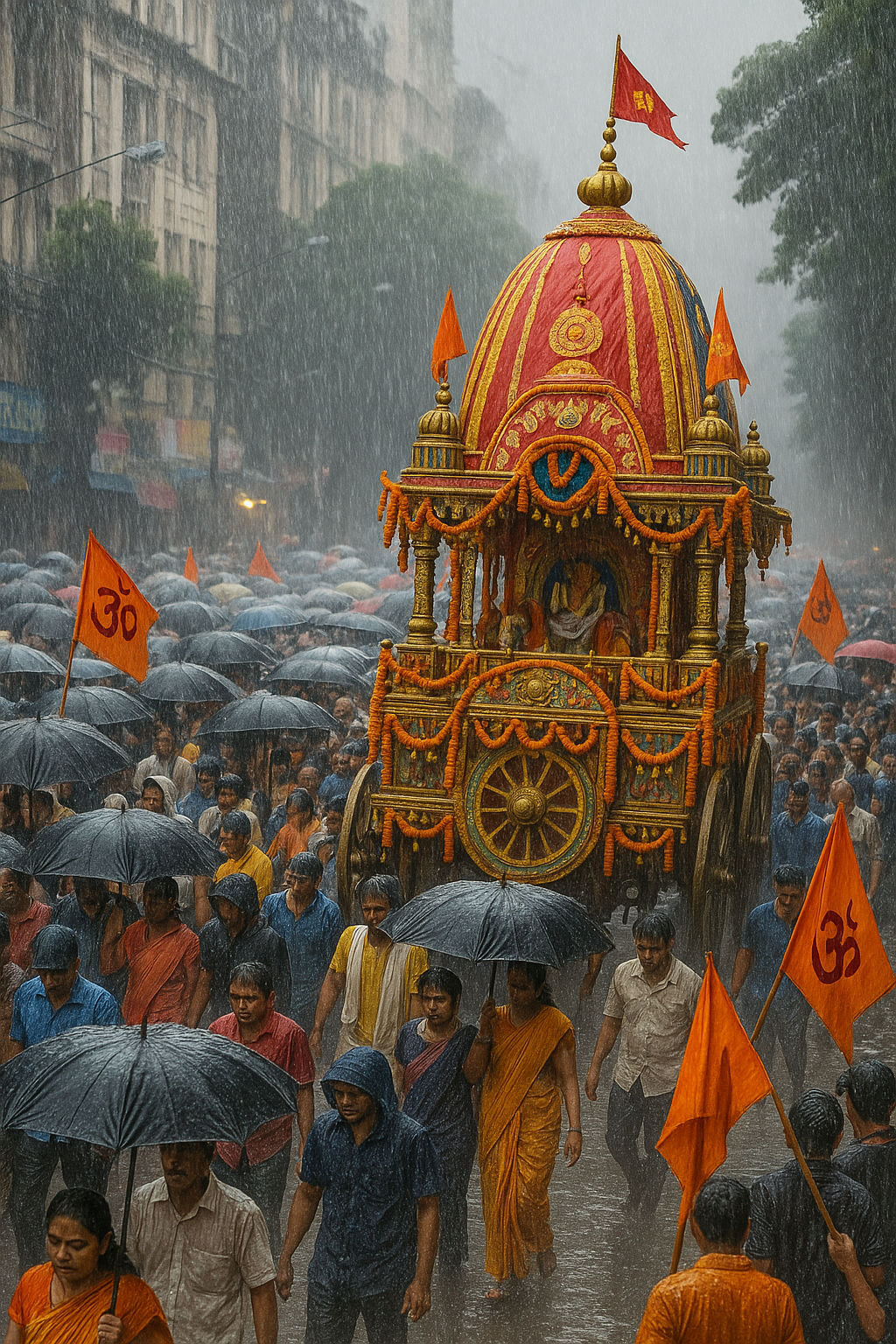 बंगाल में रथ यात्रा उत्सव के रंग को बारिश कर सकती है फीका