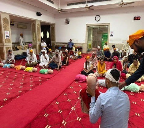 गुरुद्वारा साहिब बना जीवन रक्षक केंद्र: CPR प्रशिक्षण से 40+ परिवार हुए सशक्त