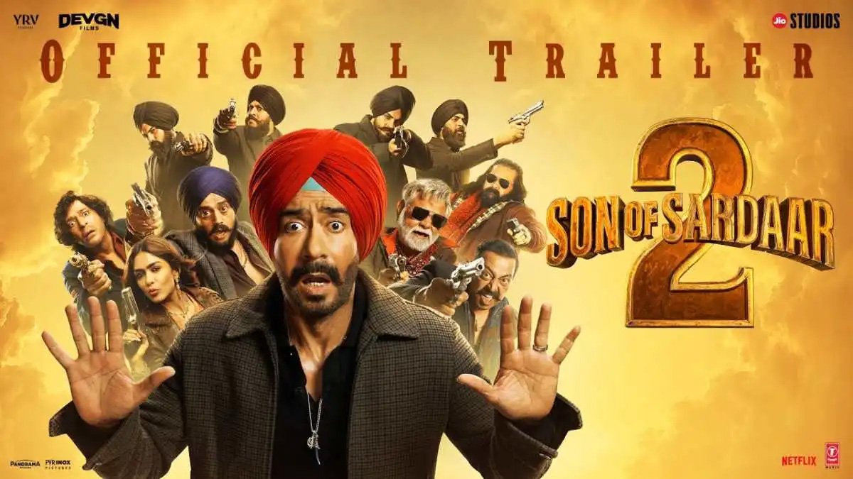 सन ऑफ सरदार 2 का ट्रेलर रिलीज, शादी पर छिड़ी जंग तो बॉर्डर के सनी देओल बने अजय देवगन, पाकिस्तान की भी ली चुटकी