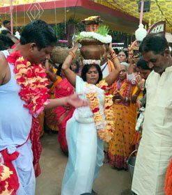 (नगरी) शीतला शक्ति पीठ में ज्योत ज्वारा का विसर्जन हुआ