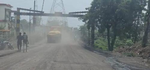 (कोरबा) कुसमुण्डा क्षेत्र में राख की समस्या से लोग परेशान