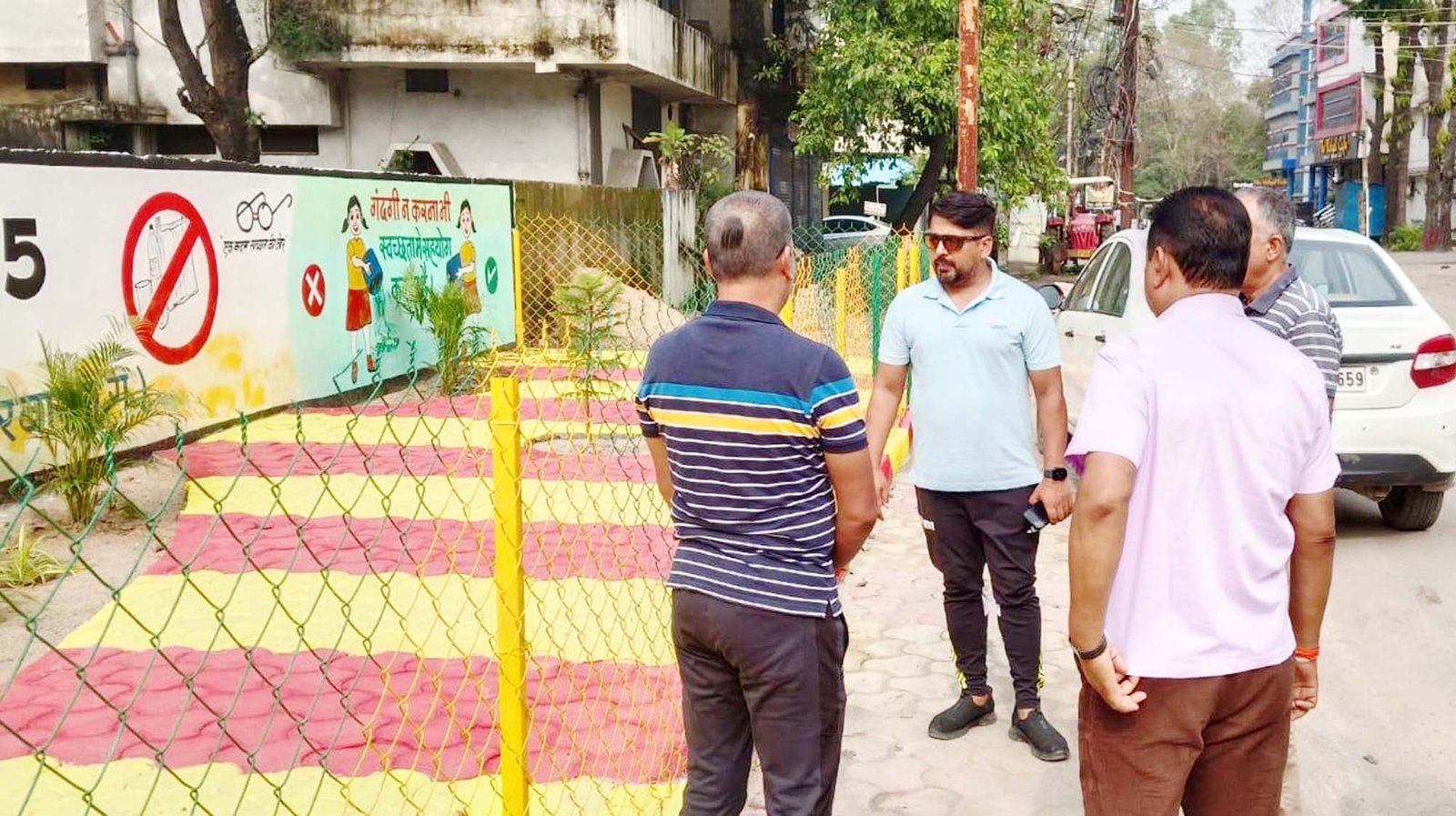 (कोरबा) शहर के जिन स्थानों में पहले कचरा डम्प रहता था, वहॉं अब मुस्कुरा रही सुंदरता