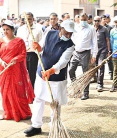  (रायपुर) मुख्यमंत्री ने प्रधानमंत्री नरेंद्र मोदी के जन्मदिवस पर स्वच्छता ही सेवा पखवाड़ा 2025 का किया शुभारंभ