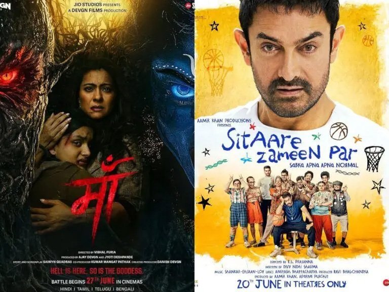 बॉक्स ऑफिस पर सितारे जमीन पर की पकड़ मजबूत, फिल्म मां की कमाई में गिरावट जारी