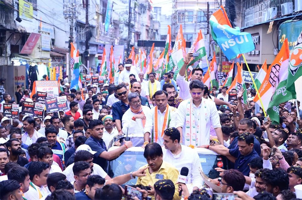 (रायगढ़-रायपुर)छत्तीसगढ़ में कांग्रेस का वोट चोर, गद्दी छोड़ अभियान रायगढ़ से शुरू