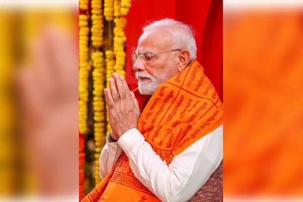 नवरात्रि के पांचवें दिन पीएम मोदी ने की मां स्कंदमाता की उपासना, भक्तों की सुख-समृद्धि की प्रार्थना
