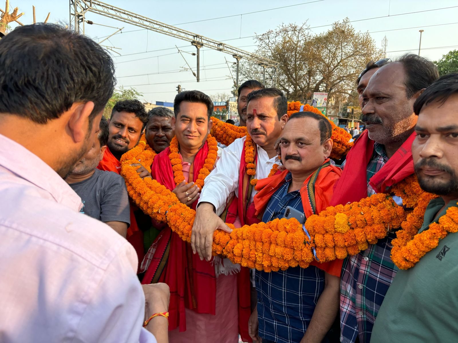 रुडी के प्रयास से दिघवारा में रेलवे फाटक के पास फ्लावर बनने की स्वीकृति मिली