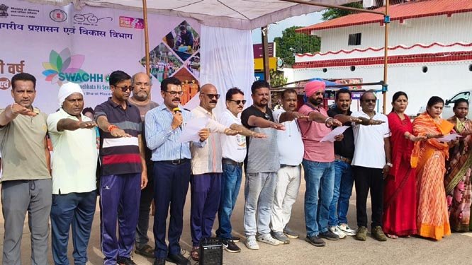  (जगदलपुर) स्वच्छता केवल अभियान नहीं, बल्कि हर नागरिक का दायित्व- संजय पाण्डे