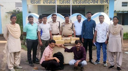 (राजनांदगांव) थाना सोमनी पुलिस की कार्यवाही : 2 अंतर्राज्यीय गांजा तस्करो को किया गया गिरफ्तार