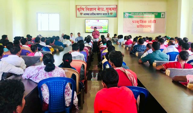 (सुकमा) कृषि विज्ञान केंद्र सुकमा में उमड़ा किसानों का उत्साह, नई तकनीकों ने खींचा ध्यान