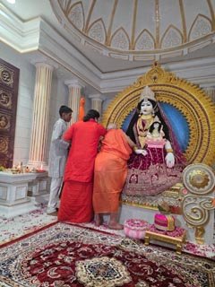  (रायपुर) माँ भवानी मंदिर में जगतगुरु रामभद्राचार्य की रामकथा, माता ज्योति ने पूरा किया वचन