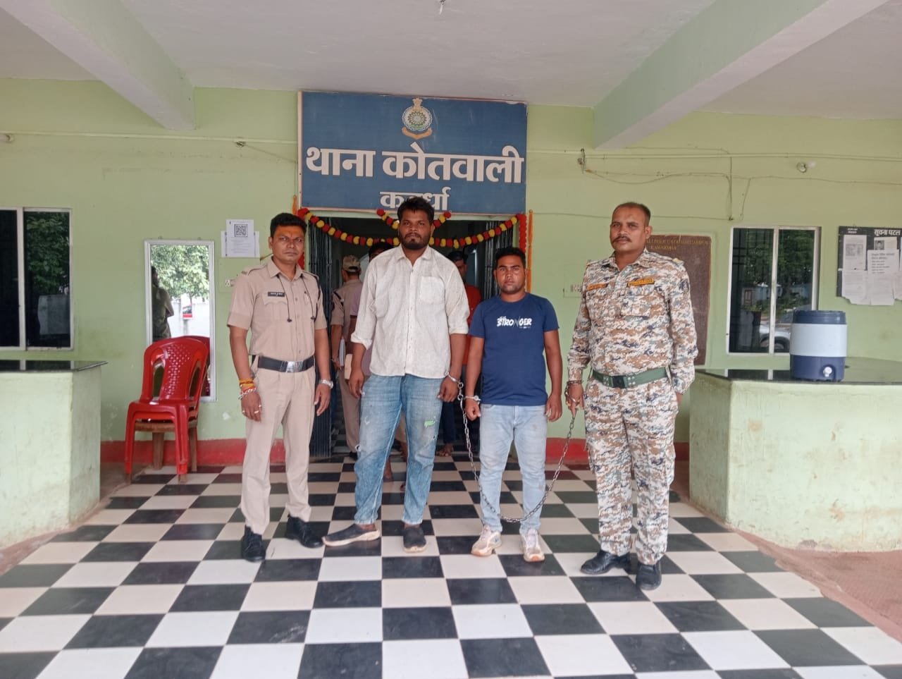  (कवर्धा)मारपीट के दो आरोपी गिरफ्तार 