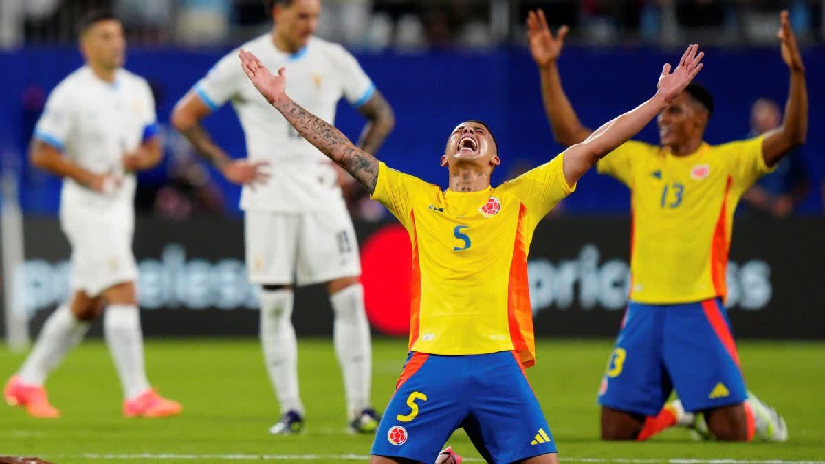 कोलंबिया ने उरुग्वे को हराकर कोपा अमेरिका फाइनल में जगह बनाई 