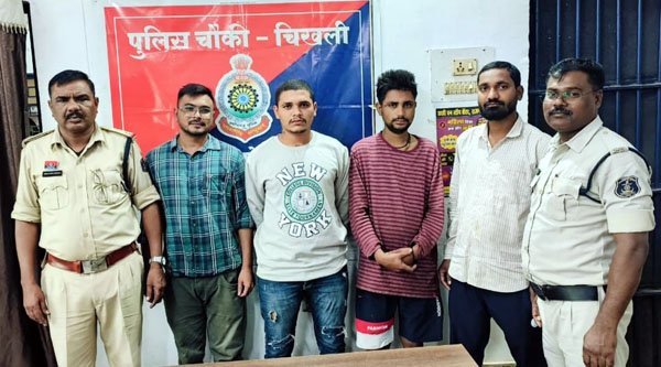 (राजनांदगांव) ड्युटी के दौरान पुलिस से मारपीट करने वाले आरोपी गिरफ्तार,भेजे गये जेल