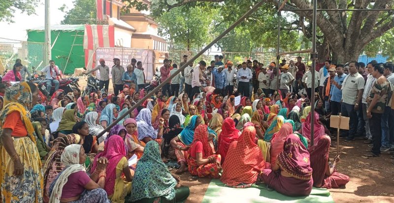 (दुर्ग-रायपुर) जरवाय में खोली शराब की दुकान, भड़के ग्रामीण