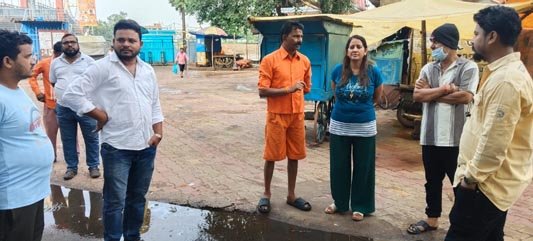 (रायपुर) महादेवघाट मुक्तिधाम में जलभराव समस्या से लोग परेशान