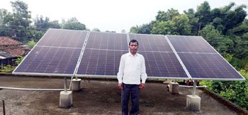 (धमतरी) प्रधानमंत्री सूर्यघर योजना से उमरगांव में उजाला