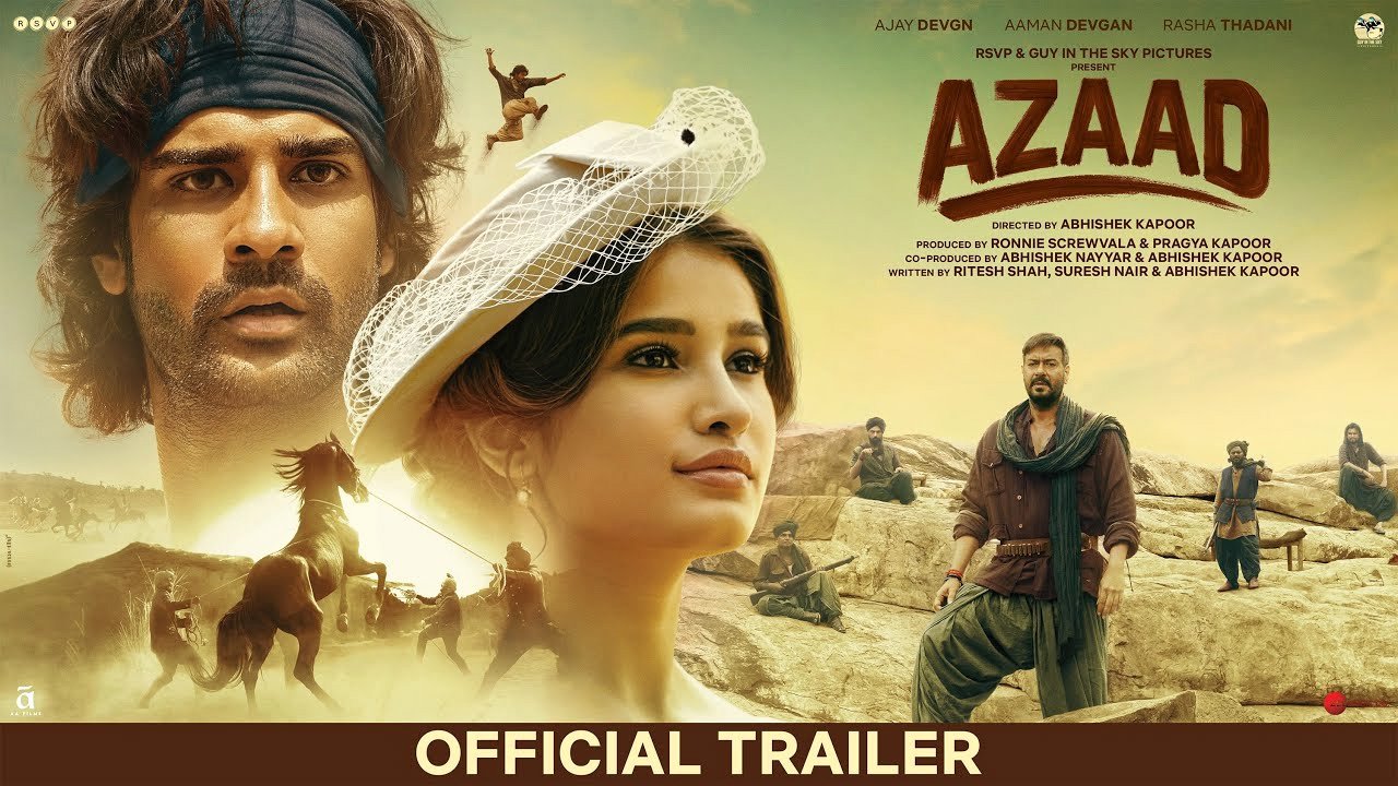 अजय देवगन की आजाद का ट्रेलर जारी, वफादार घोड़े की कहानी देखने के लिए बेताब हुए दर्शक