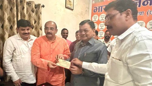 (कोरबा) उद्योग मंत्री लखन लाल देवांगन बने कोरबा भाजपा के पहले सक्रिय सदस्य