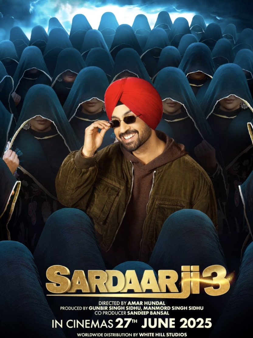 दिलजीत दोसांझ की बहुप्रतीक्षित फिल्म सरदार जी 3 का मोशन पोस्टर रिलीज़, 27 जून को होगी रिलीज